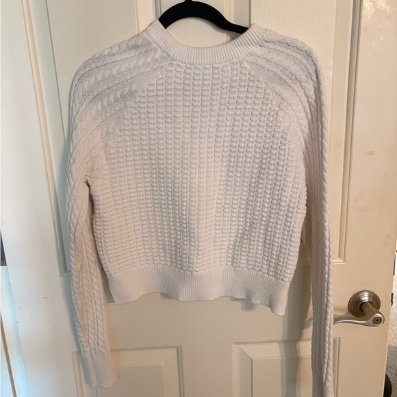French Connection Cream Textured Sweater - Picture 2 of 4